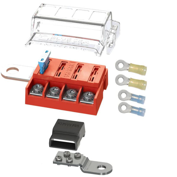 Blue Sea ST-Blade Battery Terminal Mount Fuse Block Kit  • 5024-BSS