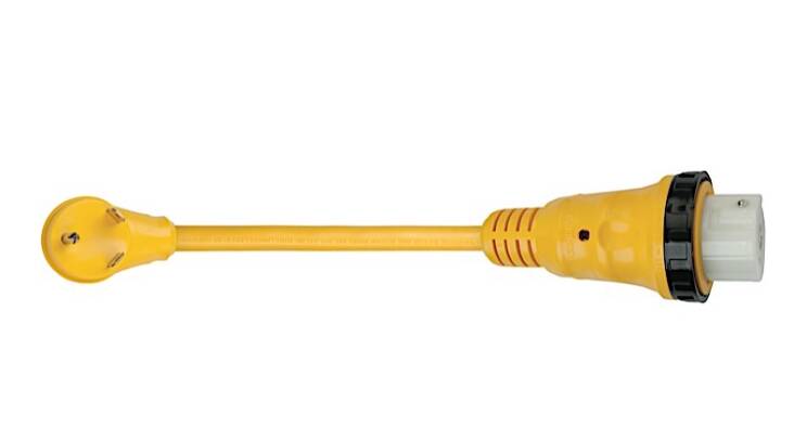 ParkPower 12" Dogbone Power Adapter (30A Straight Male x 50A Locking Female)  • 124ARV