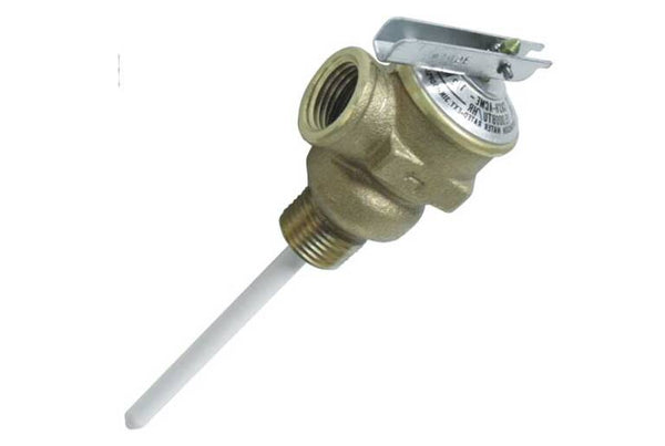 Camco T&P Valve 1 / 2" - w / 4" Probe Coated, 150psi (BULK)  • 10421
