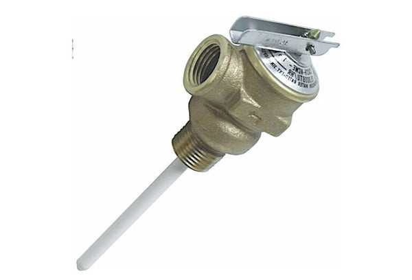 Camco T&P Valve 1/2" With 4" Probe Coated, 150psi  • 10423
