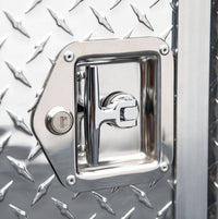 UWS Double-Door Dog Box w/ Divider, Bright Aluminum, 48"x48"  • DB-4848