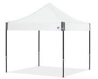 E-Z Up Eclipse 10' x 10' Shelter - White Top / Black Steel Frame  • EC3STL10KFBKTWH