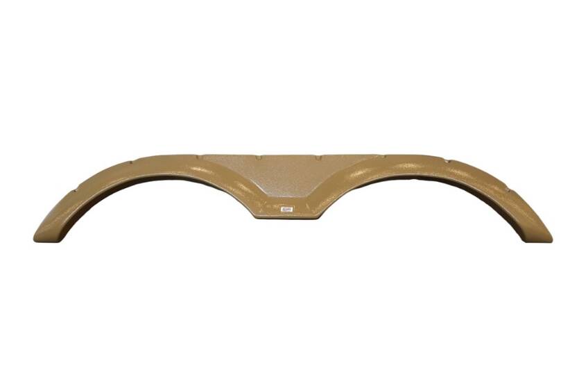 Icon Dark Khaki Tandem Fender Skirt for Forest River, 64-1/2"L x 12"H (8-1/2" Arch Heigh)   • 12779
