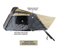Overland Vehicle Systems HD Bundu 2 - Hard Shell Roof Top Tent, 2 Person, Grey Body and Black Rainfly  • 18389902