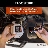 Curt Echo In-line Trailer Brake Controller, Bluetooth Smartphone Connection  • 51200
