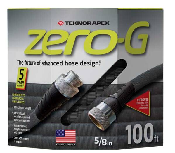Teknor Apex Zero-G 5/8" X 100' Heavy Duty Commercial Grade Garden Hose  • 4001-100