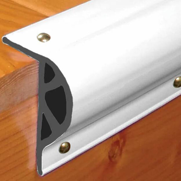 Taylor Made Commercial Grade Double Molded Dock Edging White "P" Shape 10' Coil  • 46012