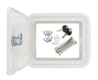Valterra Cable Hatch, Medium Square, White  • A10-2150VP
