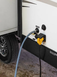 Camco 30Amp Power Grip 25' Extension Cord - 90M / F-Locking Adapter  • 55501