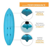 Lifetime Emotion Spitfire 9 Sit-On-Top Kayak - Blue  • 90248