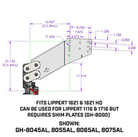 Gen-Y Hitch Executive Torsion-Flex SnapLatch 5th Wheel to Gooseneck, 2-5/16" Coupler, 5.5K PW, 30K Towing  • GH-8065AL