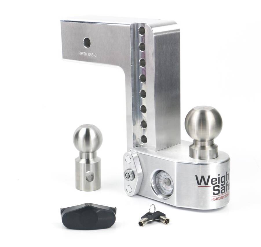 Weigh Safe 8" Adjustable Ball Mount, 3" Shank, Built-In Scale  • WS8-3