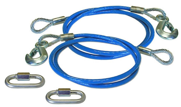 Roadmaster 64" Straight Single Hook Safety Cables - Pair  • 649