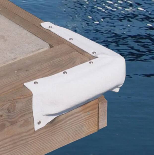 Taylor Made Corner Bumper, White, 3"W x 12"L  • CB3.20