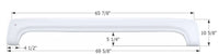 Icon Replacement Tandem Axle Fender Skirt for KZ RVs - Metallic Silver  • 01749