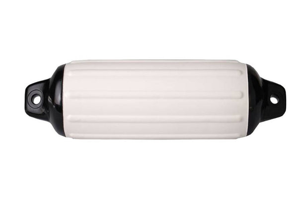 Taylor Made Super Gard 5.5" D x 20" L White Twin Eye Cylindrical Inflatable Fender  • 950520