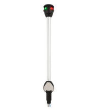 Attwood LightArmor Straight 10" 2-Pin Locking Bi-Color Pole LED Light with Task Light  • NV6LC2-10-7