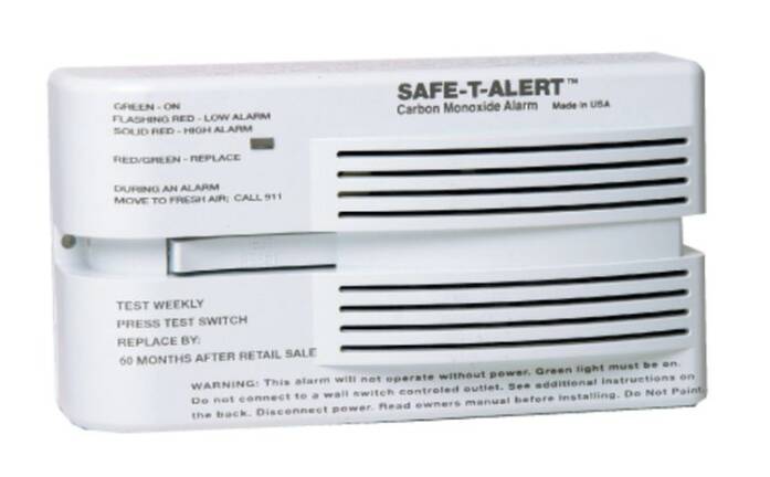 Safe-T-Alert Surface Mounted RV Carbon Monoxide Detector - White  • 65-541-P-WT