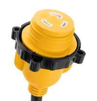 Camco 30Amp Power Grip 25' Extension Cord - 90M / F-Locking Adapter  • 55501