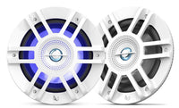 Infinity Kappa 6-1/2" 2-Way Marine Speakers w/ Built-In RGB LED Lights, White  • KAPPA 6120MAM