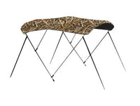Carver 6' L x 85"-90" W x 54" H Mossy Oak Shadow Grass Polyester Round Tube 3-Bow Ready to Assemble Bimini Top Kit  • C5487UBB-SG