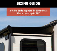 Lippert Solera 5000 Series Slide Topper Awning, White - 11'6" (11'1" Fabric)  • V000163295