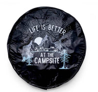Camco 27" Life is Better at the Campsite Spare Tire Cover  • 53290