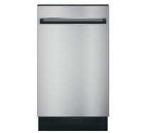 GE Appliances Profile 18" ADA Compliant Stainless Steel Interior Dishwasher with Sanitize Cycle  • PDT145SSLSS