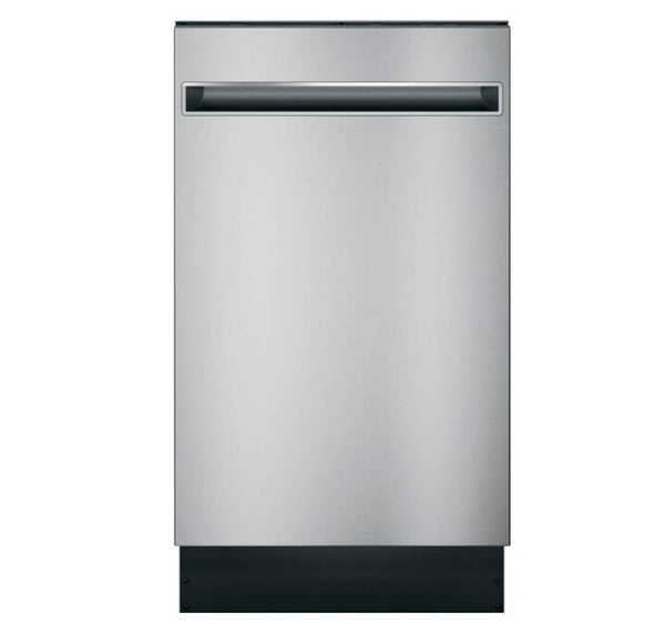GE Appliances Profile 18" ADA Compliant Stainless Steel Interior Dishwasher with Sanitize Cycle  • PDT145SSLSS