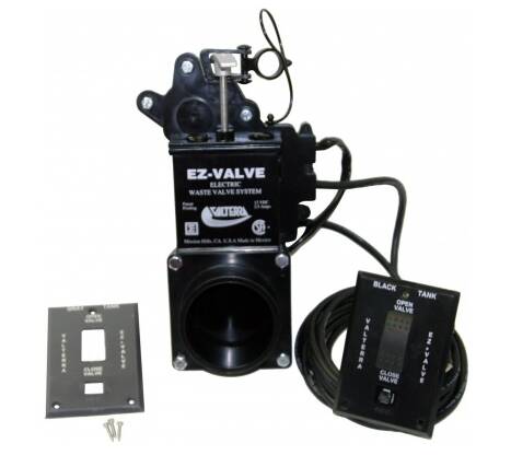Valterra EZ-Valve, Electric Waste Valve, 3" Spigot x 3" Spigot  • E40A-8