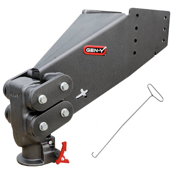 Gen-Y Hitch Executive Torsion-Flex SnapLatch Rhino Fifth Wheel Pin Box Replacement with Gooseneck 2 5/16" Coupler  • GH-8066AL