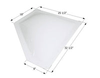 Icon Neo Angle RV Skylight 28.5" x 21.5" x 15" x 22" - White  • 12372
