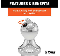 Curt OEM Puck System 2-5/16" Gooseneck Ball, RAM, 30K  • 60601