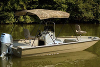 Carver 6' L x 85"-90" W x 54" H Mossy Oak Shadow Grass Polyester Round Tube 3-Bow Ready to Assemble Bimini Top Kit  • C5487UBB-SG