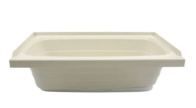 Lippert Bathtub with Left Drain; 24" x 40" (Parchment)  • 209388
