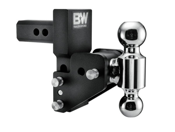 B&W  MultiPro Tow & Stow Adjustable Dual-Ball Mount - 2" Receiver - 2", 2 5/16" Ball - 2.5" Drop  • TS10063BMP