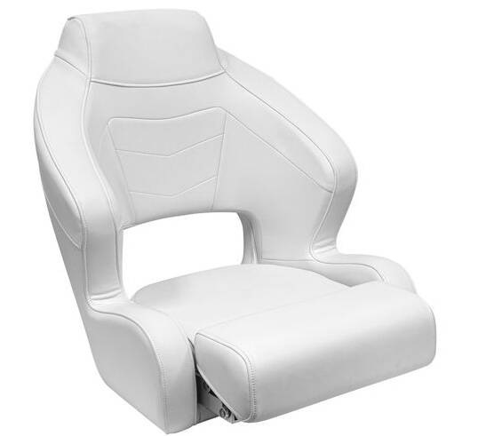 Wise Baja XL Bucket Seat w/ Flip Up Bolster - White  • 3338-784