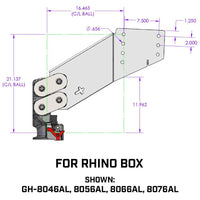 Gen-Y Hitch Executive Torsion-Flex SnapLatch Rhino Fifth Wheel Pin Box Replacement with Gooseneck 2 5/16" Coupler  • GH-8066AL