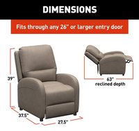 Thomas Payne Signature RV Pushback Recliner - Driftwood  • 2024044213