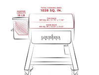 Louisiana Grills 1000 Black Label Series Pellet Grill with WIFI Control  • 10639