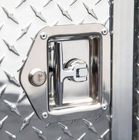 UWS Double-Door Dog Box w/ Full Enclosure & Storage, Bright Aluminum, 48"x48"  • DB-4848N