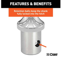 Curt OEM Puck System 2-5/16" Gooseneck Ball, RAM, 30K  • 60601