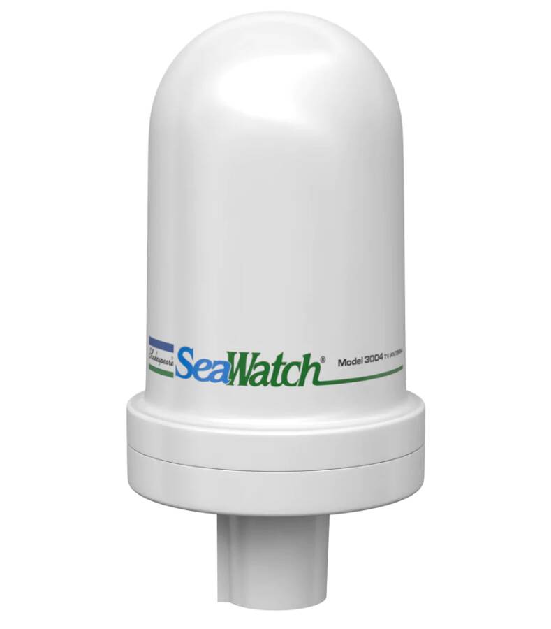 Shakespeare SeaWatch 4" Marine TV Antenna - 12VDC - 110VAC  • 3004