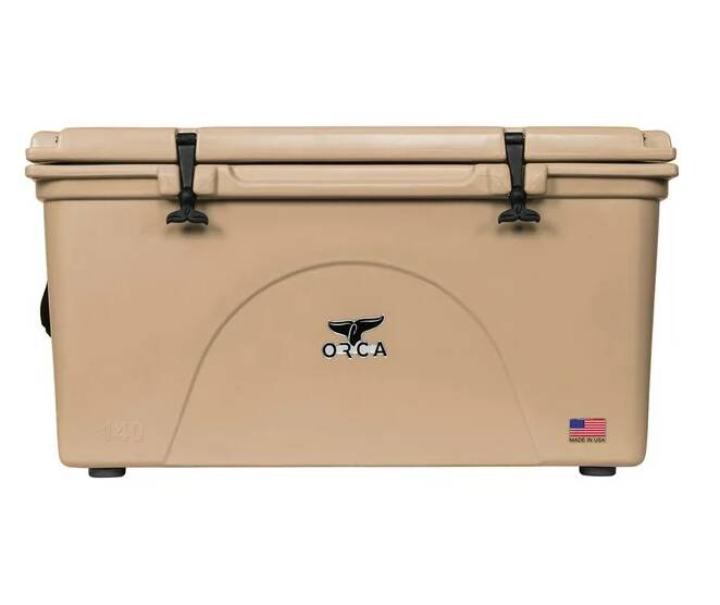 ORCA 140 Quart Cooler, Tan  • ORCT140