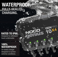 Noco 4-Bank 40A On-Board Battery Charger  • GENPRO10X4