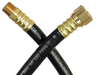 JR Products LP Gas Hose 60" (1/2" Female Pipe Cylinder Thread to 3/8" Male Pipe Thread)  • 07-31475