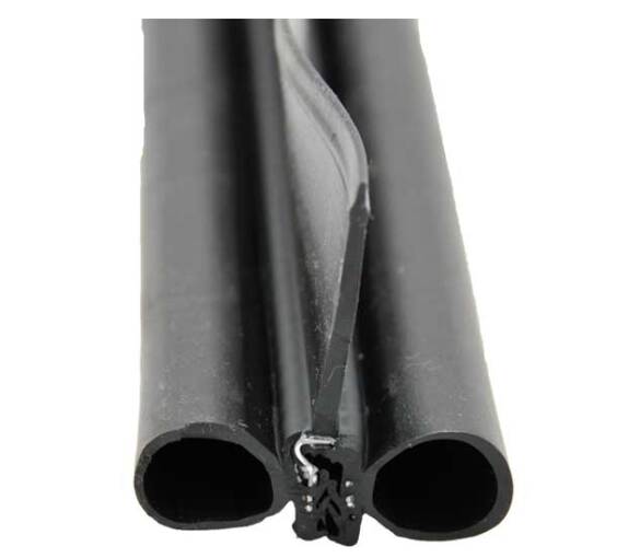 AP Products Double Bulb Seal With 2.5" Wiper - 2" x 3" x 28'  • 018-479