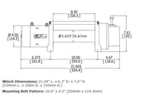 Warn M8000 Series 12 Volt Electric Winch  • 87800