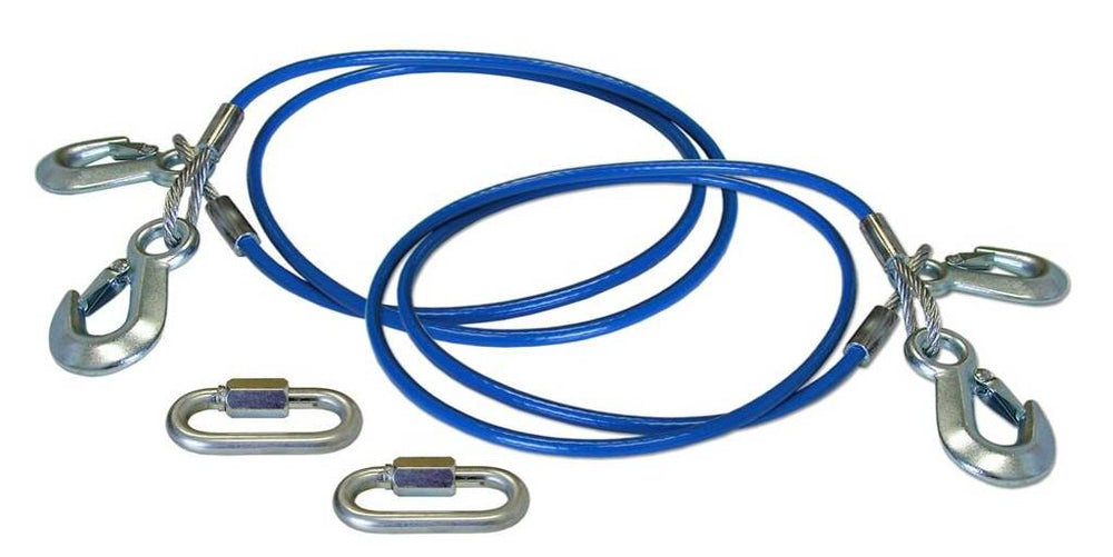 Roadmaster 64" Straight Double Hook Safety Cables - Pair  • 646