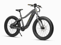 QuietKat Pioneer Electric Bike, 500W, 18" Frame, Charcoal  • 22-PIO-50-CHR-18